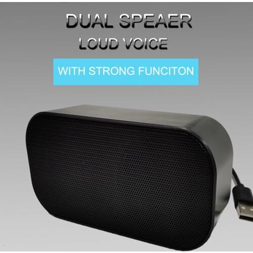 Computer Speaker USB Powered USB Speaker for Desktop Windows PC Laptop Portable USB Desktop Music Player Plug and Play 5010