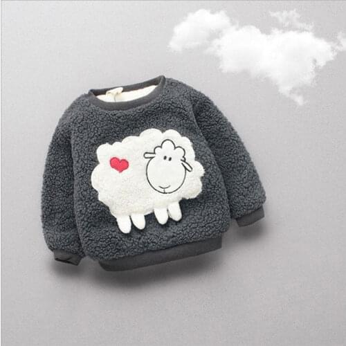 Autumn Winter Warm Thick Jacket for Newborns Baby Boy girls Lovely Outerwear Sport Letter Coats Child Infant Sweater Clothing