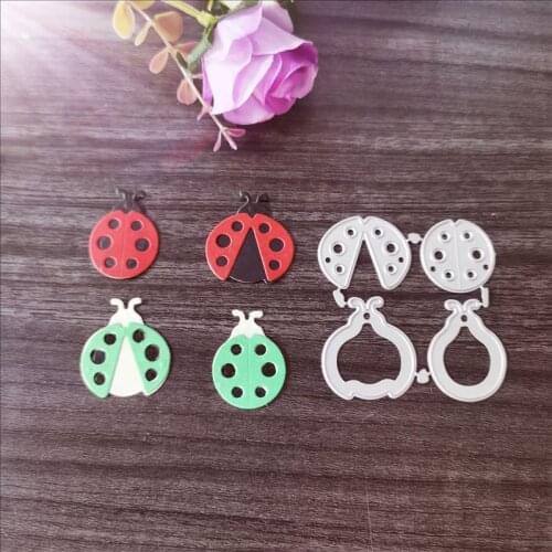 Beetle Metal Cutting Dies for DIY Scrapbooking Album Paper Cards Decorative Crafts Embossing Die Cuts
