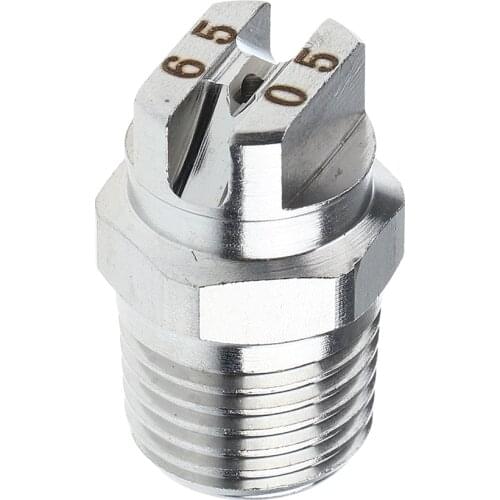 1/4 inch High Pressure Washer Spray Fan Nozzle Tip HU 65 Degree Stainless Steel - Easy to Install