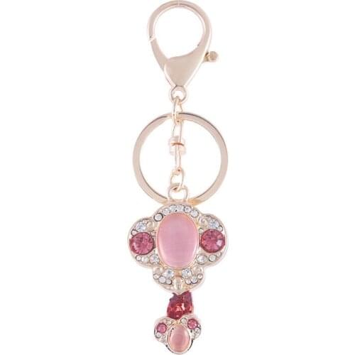 New Zinc Alloy Ruyi Keychain Car Keychain Pendant Lucky Pendant Small Gift Wholesale