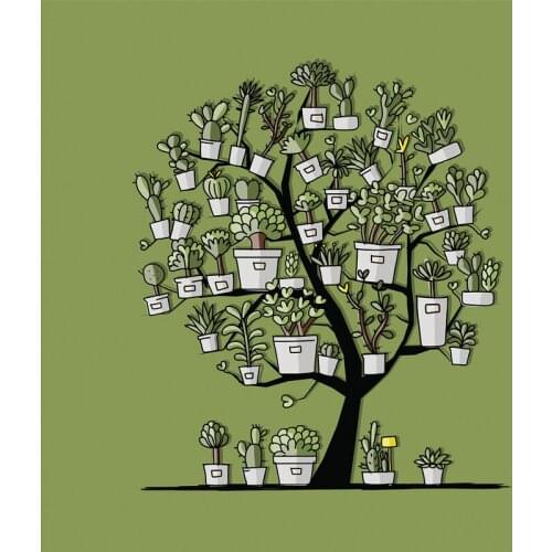 AZSG Potted Plant Clear Stamps For DIY Scrapbooking Decorative Card making Crafts Fun Decoration Supplies 13*13cm