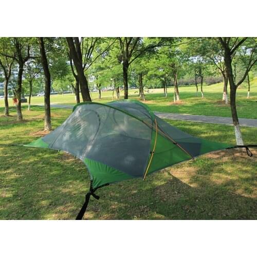 2 Person Ultralight Backpacking Portable Tree House Tent - 4 Season, Lightweight, Couples Camping – Rainfly, Heavy Duty Straps