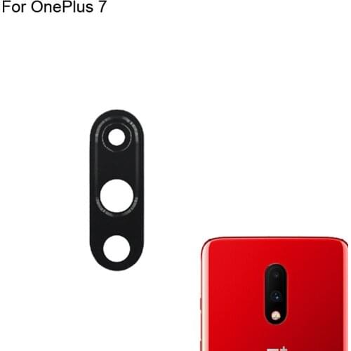 High quality For OnePlus 7 Back Rear Camera Glass Lens test good For One plus 7 Replacement Parts For Oneplus7