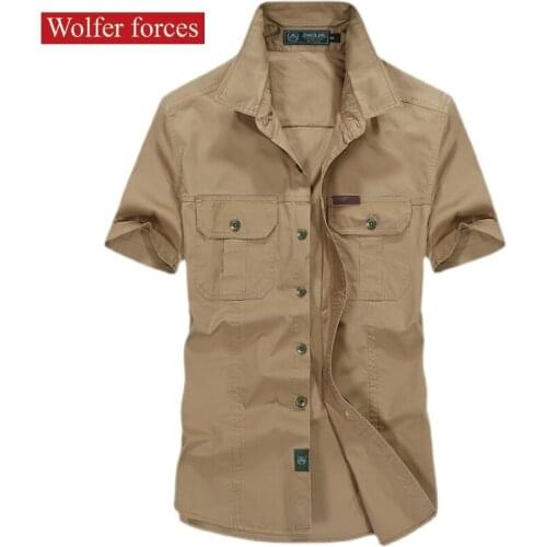Wolfer forces Men's Short Sleeve Shirts