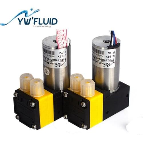 YW05-A-BLDC 12V 24V Brushless Diaphragm Pump Single Head Oil-free Fresh Water Pump 320ml/min Air Diaphragm Pump 3L/min