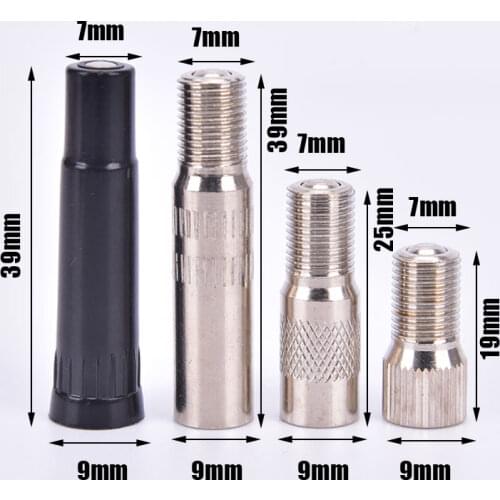 2pcs Bicycle Valve Extender Replacement Cycling Bike Parts Inflatable Air Nozzle Front Wheel Motor Extension