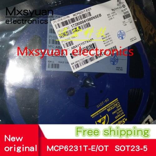 50PCS~100PCS/LOT MCP6231T-E/OT MCP6231T-E/0T SOT23-5 New original