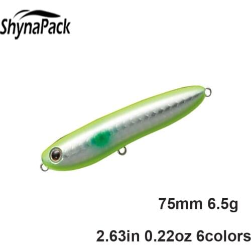 67mm/6.5g Fishing Tackle Lures Fishing Accessories Saltwater Lures Japanese Design Pesca Wobbling Fishing Lure isca Artificial