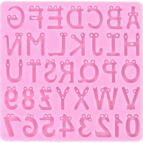 Alphabet Silicone Cake Mold Cake Decorating Supplies Silicone Fondant Cake Mold Cake Tool