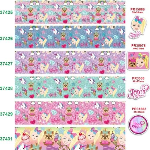 Free shipping characters printed grosgrain ribbon 37425