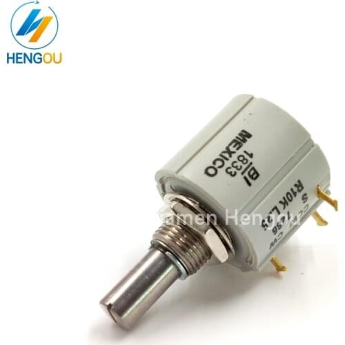 2 Piece free shipping 71.186.5172 for offset SM102 CD102 printing machine parts 10k rotary potentiometer
