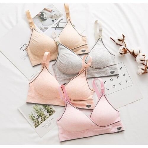 Maternity nursing bra pregnant women underwear breastfeeding bra wire free yoga