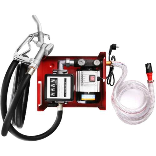 60L / min Electric Diesel Pump 220V With 5m Meter Gun Hose 550W Electric Diesel Pump Diesel Liquids Diesel Pump