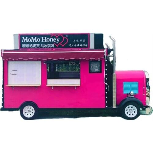 Electric food truck/hot dog cart/Breakfast wagon stainless steel food truck equipment