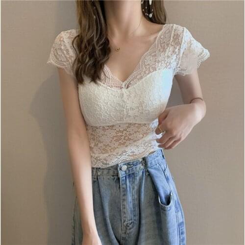 Ажурные блузки GRUIICEEN China At AliExpress