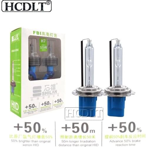 HCDLT 1 Pair 3800LM Fast Start 12V 55W H7 HID Xenon Bulb 35W H1 5500K Auto Lamp H1 H3 9005 9006 9012 D2H Car Headlight Bulb