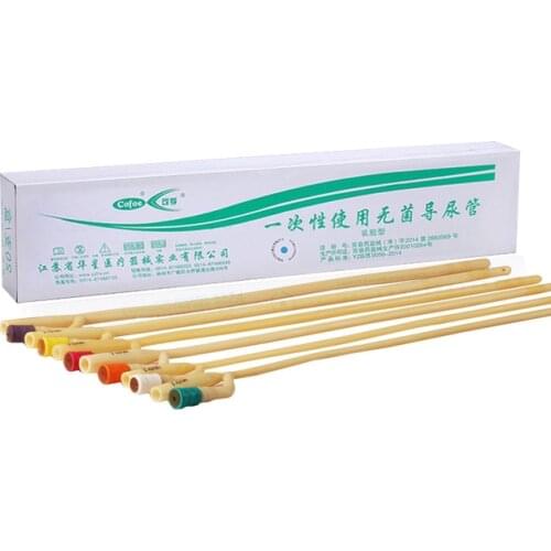 Quality 5pcs sterile urethral catheter 12Fr/14Fr/16Fr/18Fr/20Fr/22Fr Disposable sterile balloon catheterization package