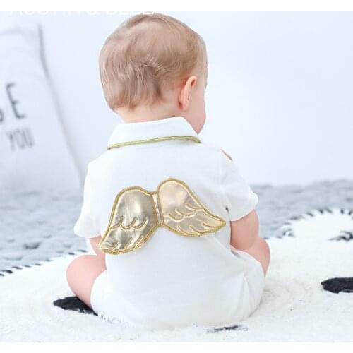 2020summer New Arrivals Spanish Baby Rompers Thin Short-Sleeved Baby Clothes Boy Baby Girl Romper New Born Baby Clothes