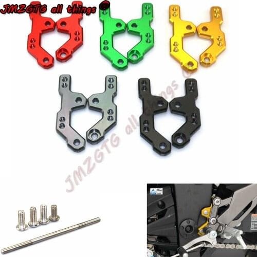 Motorcycle CNC Adjustable Rear Set Rearsets Footrest Foot Rest For KAWASAKI NINJA300R NINJA250R Z300 Z250