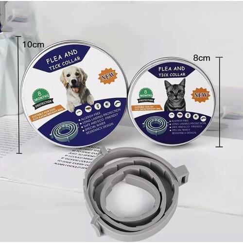 Cats Dogs Flea Lice Removal Collars To Repel Parasites Retractable Rubber Collars Safe and Healthy Anti-mosquito Pet Accessories