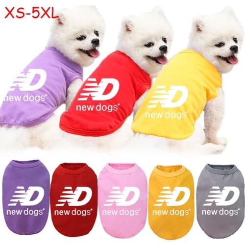 Summer Pet Dog Clothes Dog Vest New Dogs Pet For Puppy Breathable T-shirt Vest For Small Medium Dogs Bulldog Pug