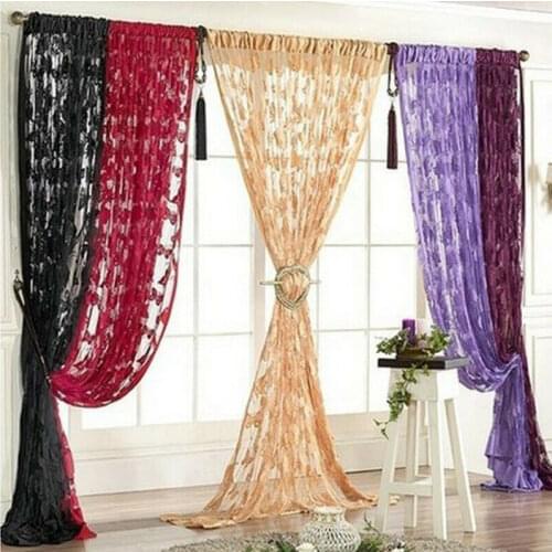Cute Heart Line Tassel String Door Curtain Window Room Divider Curtain Valance Hot