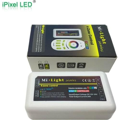Wholesale RF wireless rgb / rgbw white tuoch led remote controller
