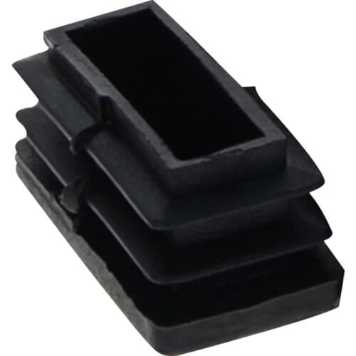 MroMax High Quality Hardware Foot Pad Plastic 15*30/20*30/25*50/28*28/38*38/50*50 Square Plug Inner Square 4/8/12/15/16/30/40PCS
