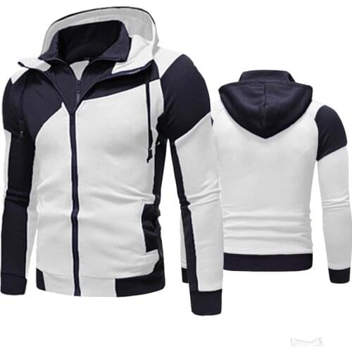 2021 Spring Autumn Mens Hoodies Jackets Cardigan Hooded Coat Vintage Color Pullover Sweatshirts Dropshipping and Wholesale