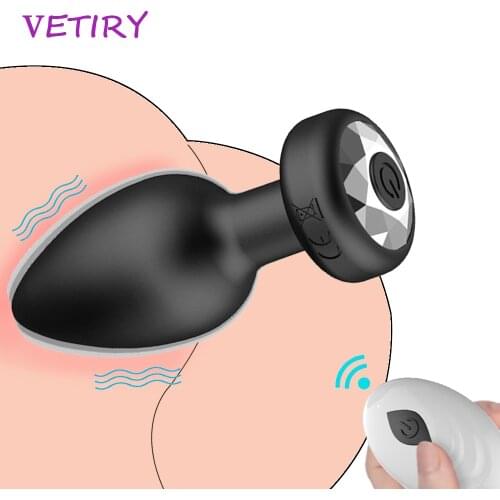 Male Prostate Massager Vibrator Anal Plug Vigina Stimulator Masturbators Romote Control Butt Plug Sex Toys For Men Women Dildos