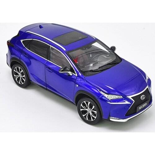 Original Authorized Factory 1:18 Lexus Nx Nx200t Car Model, Classic Metal Toy Suv Blue Car Models for Gift, Collection