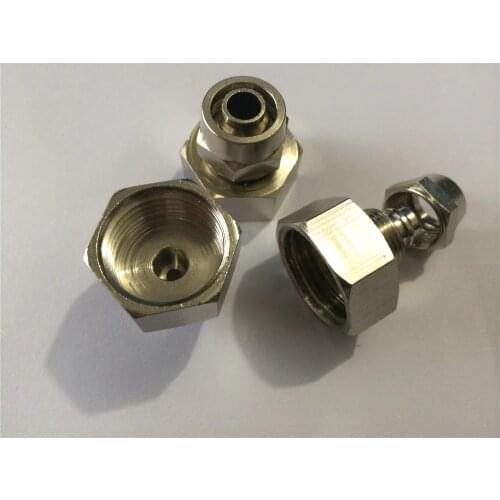 LOT 5 For Hose O/D 6mm x I/D 4mm All Size BSP Female to Qucik fit Brass Pneumatic Hose Coupler Fitting