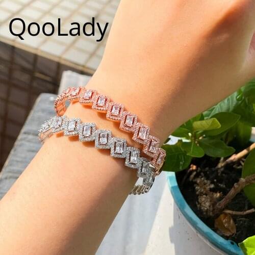Розовые браслеты QooLady China At AliExpress