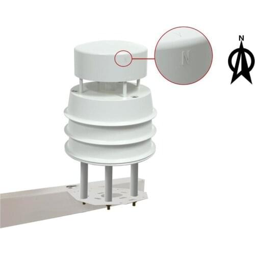 RS485 out wind speed measuring instrument Ultrasonic wind speed detect and direction sensor wind speed and direction transmitter