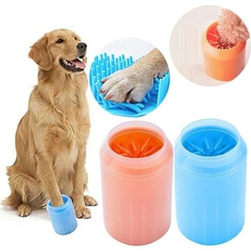 S/M/L Soft Paw Cleaner For Large Small Dogs Cleaning Cup Brush Silicone Paw wash Portable Pet Foot Quickly Wash Cups Grooming