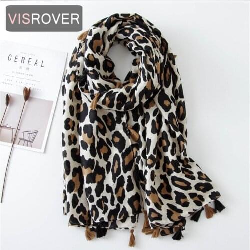 Beach scarf luxury brand viscose big scarf hijab natural animal leopard print scarf hair womens scarfs fashionable spring scarve