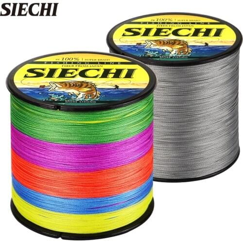 SIECHI 4&8 Strands 300MPE Braided Fishing Line Braided fishing net line Kite line Super wearable and strong