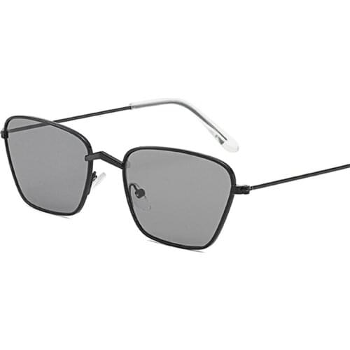 Metal Small Frame Cat-eye Sunglasses Irregular Ocean Piece Eyeglasses Women All-match Glasses