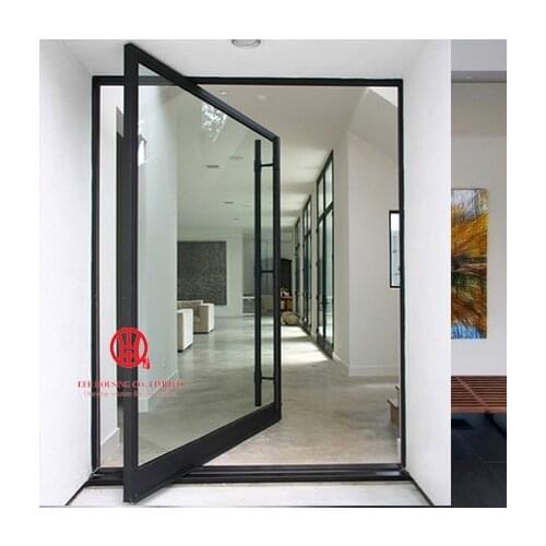 Modern Aluminum Pivot Door Systems, 6' wide x 8' high Aluminum Pivot Entrance Door