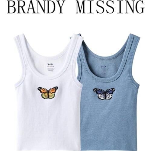 Slim Girls Soft Cotton Bomb Camis 2021 Summer Office Ladies Vintage Tops Streetwear Women Sexy Embroidery Top Female Chic