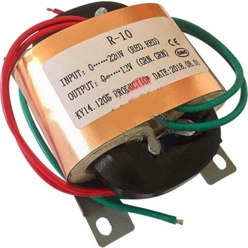 R10 10W12W15W R Core Power Transformer R Type 220V to Single Double 9V 12V 15V 18V 24V