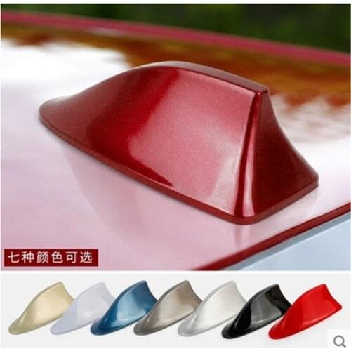 Universal Car Shark Antenna Auto Exterior Roof Shark Fin Antenna FM/AM Signal Protective Aerial Car Styling