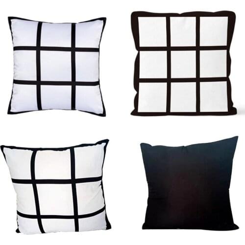 Nordic minimalist style, black and white stripes, plaid printing, pillowcase, cushion cover, office sofa, home decoration