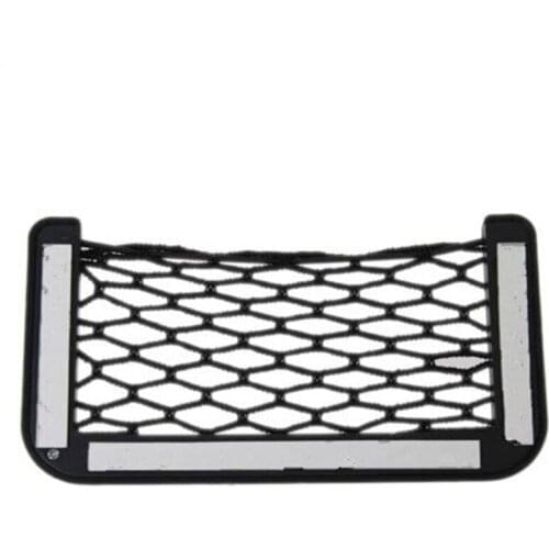 High Quality Black Car Pocket Storage Box High Quality Practical Car Storage Net Bags High Capacity Car Interior Accessories