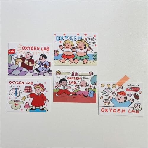 Japanese Cartoon Comic Cards Suit Bedroom Wall Illustration Decorative Card Hand Account Postcard Phone Photo Props Stationery