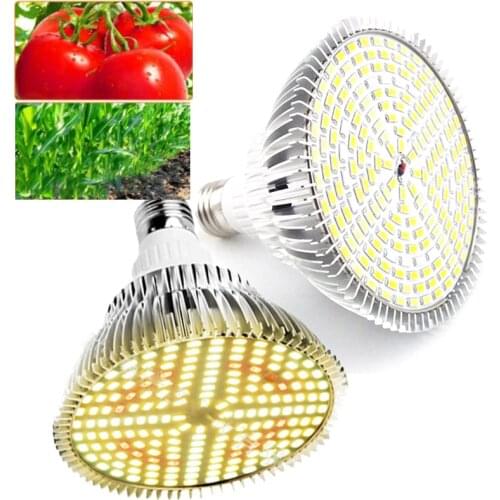 1/2pcs 184 led Full Spectrum Plant Grow Light bulbs flower grow box tent indoor room sunlight Greenhouse red yellow growing lamp
