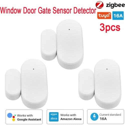 Tuya Smart Home ZigBee Door Sensor Door Open Detectors Security Protection Alarm System Home Security Alert Security Alarm