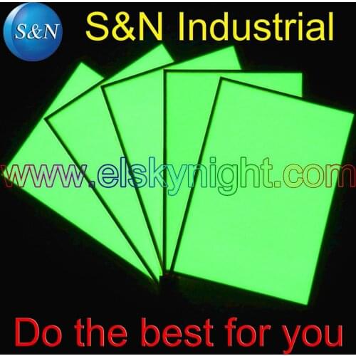DC12V Lime Green A5 size el sheet el panel el back light amazing shinning display for any place you can imagine free shipping