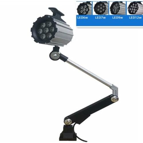 CNC Milling Machine Part Long arm Light LED Machine Tool Work Light Lamp 24V For Bridgeport Mill Tool